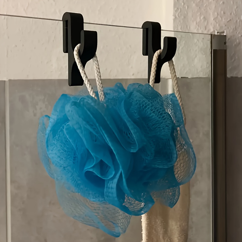 Shower Door Towel Hook for Glass Bathroom Hanger Clothes Towel Bathrobes Laundry Dormitory