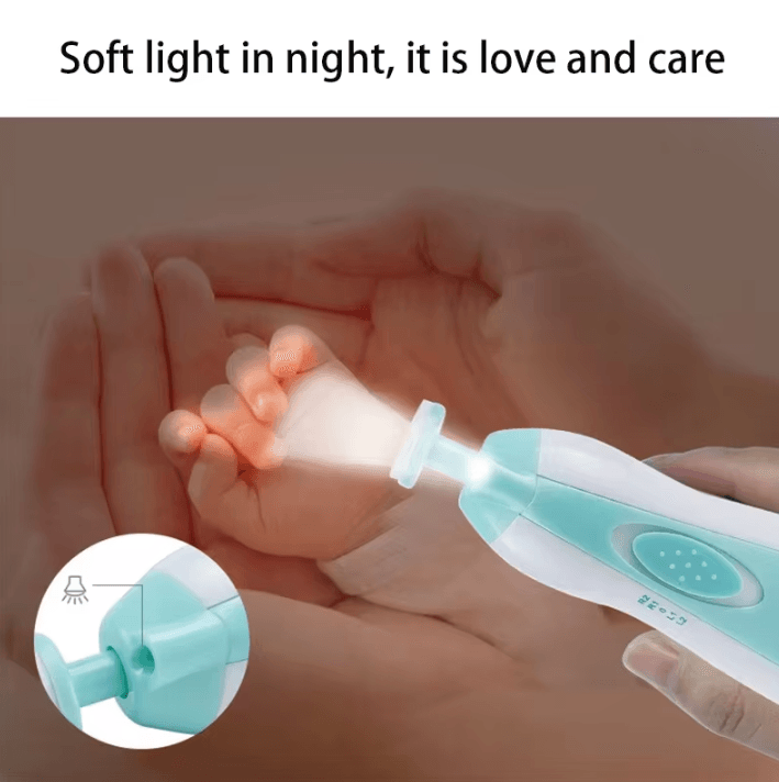 Multifunction Electric Baby Nail Trimmer Kit – Safe & Gentle Nail Care Set