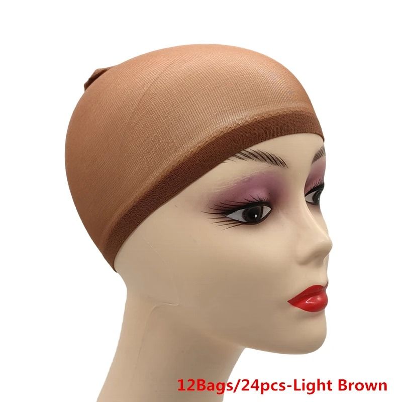 Ventilated Nylon Mesh Wig Cap Set