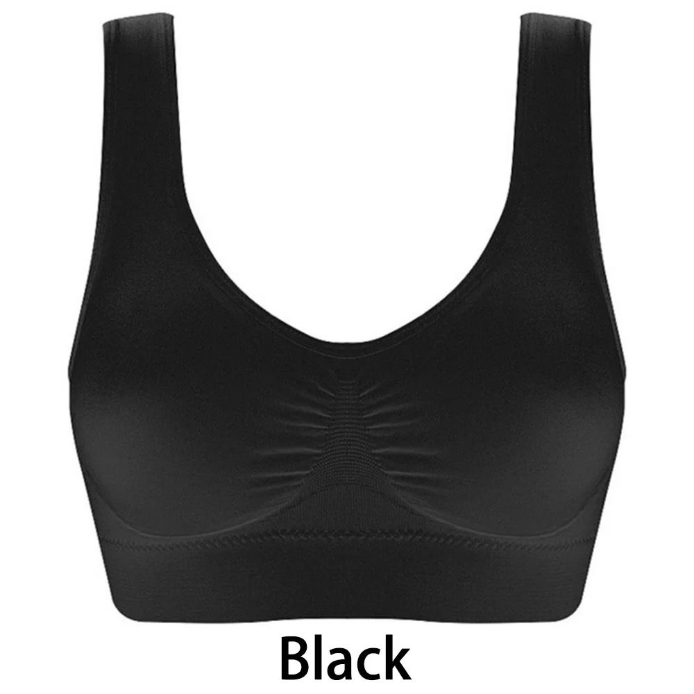 Womens Seamless Sports Bra Crop Top Breathable Fitness Tube