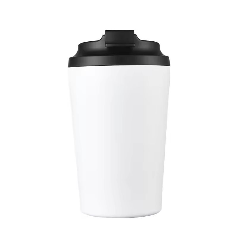 12 oz Stainless Steel Insulated Travel Coffee Mug with Non Slip Base and Leak Proof Lid