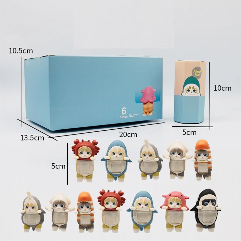 Cute Cat Party Blind Box Mini Figurine Collection