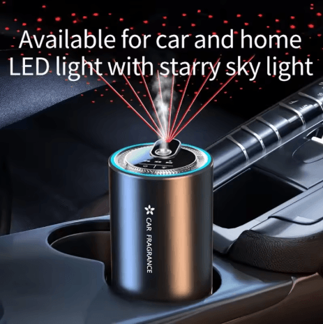 Car Perfume Air Freshener USB Rechargeable Essential Oil Aromatherapy Diffuser