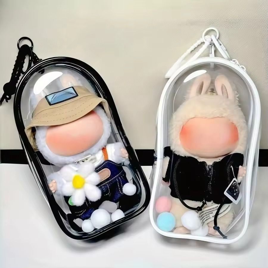 Portable PVC Doll Display & Storage Bag