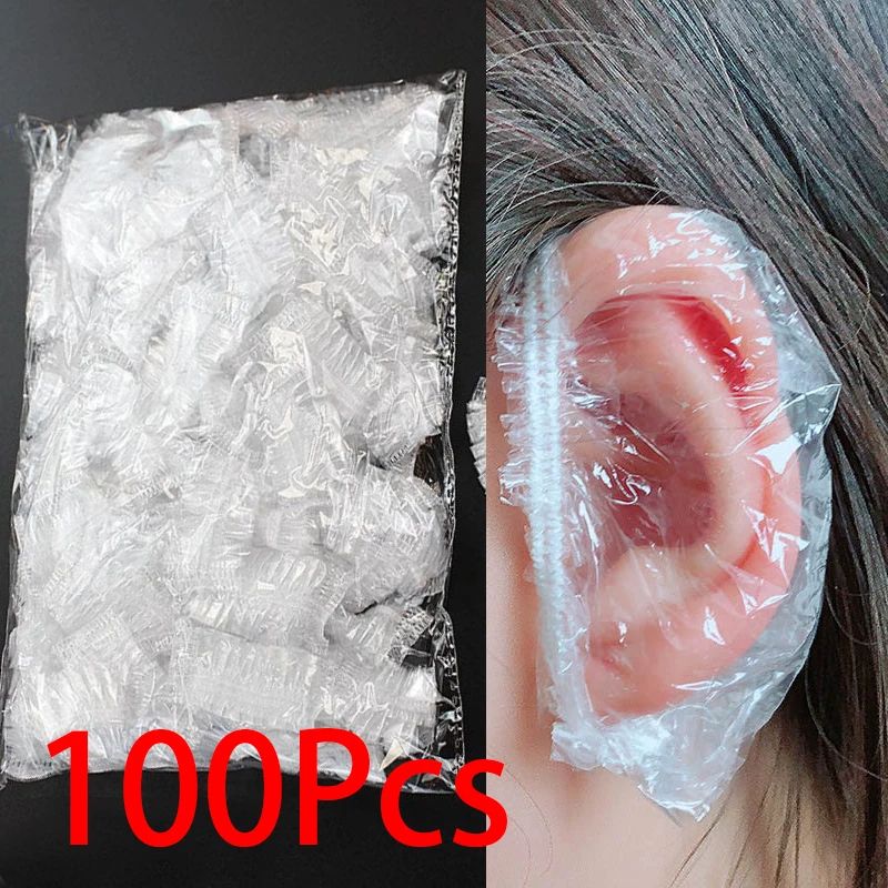 Disposable Waterproof Hair Dye Ear Covers 100pcs