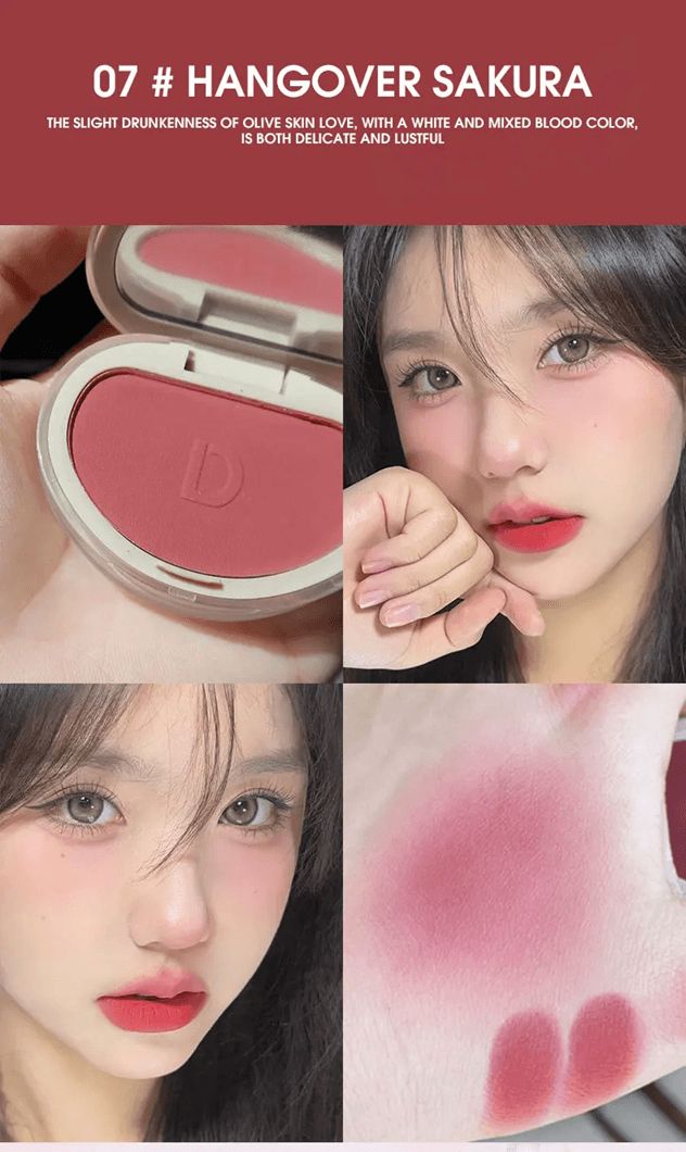DaimAnpu Honey Glow Powder Blush Natural Brightening Finish