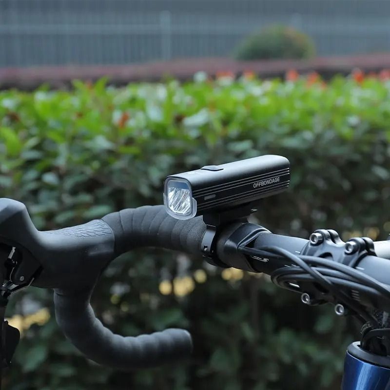OFFBONDAGE 1000LM High-Intensity Bicycle Headlight | 4500mAh Power Bank & USB Rechargeable MTB/Road Light