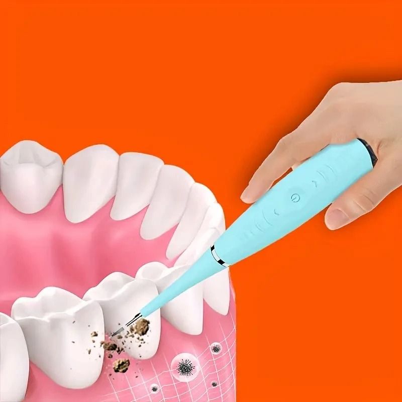 Electric Teeth Cleaner Tool for Home Dental Care and Plaque Removal