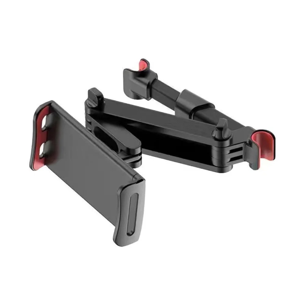Rotating Seat Headrest Bracket, Telescopic Car Rear Pillow, Phone Tablet Holder for Kids Travel
