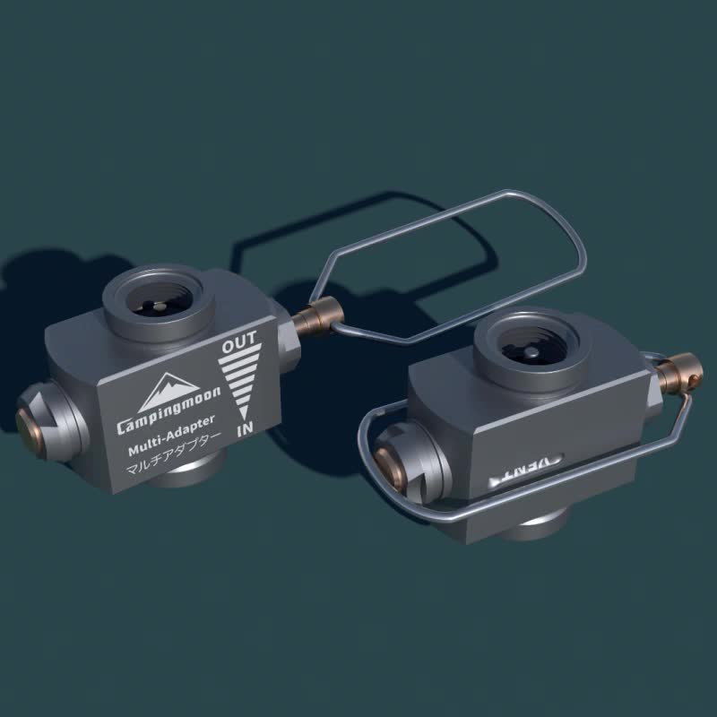 Universal Outdoor Camping Gas Refill Adapter with Pressure Relief Valve