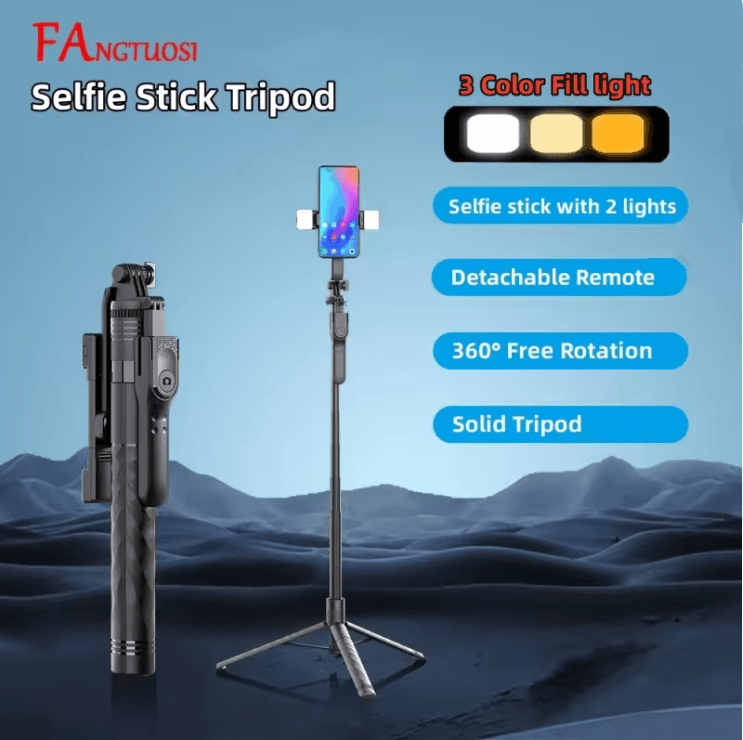 SnapMaster Pro 1750mm Wireless Selfie Stick Tripod