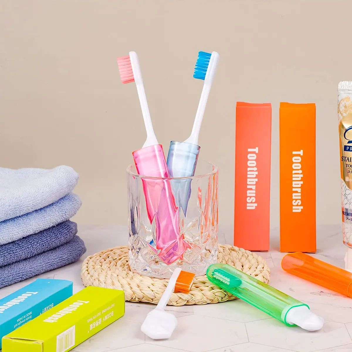 Foldable Travel Toothbrush with Case