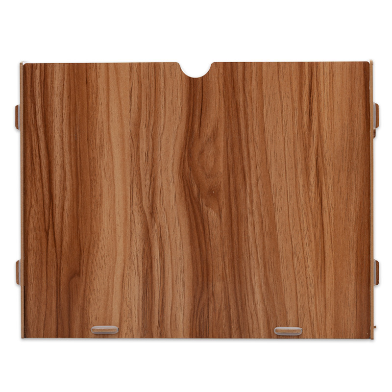 Wooden Fan Multi-layer Standing Test Paper Tray, Vertical Organizer File Rack Data Storage, Office Stationery, Binder