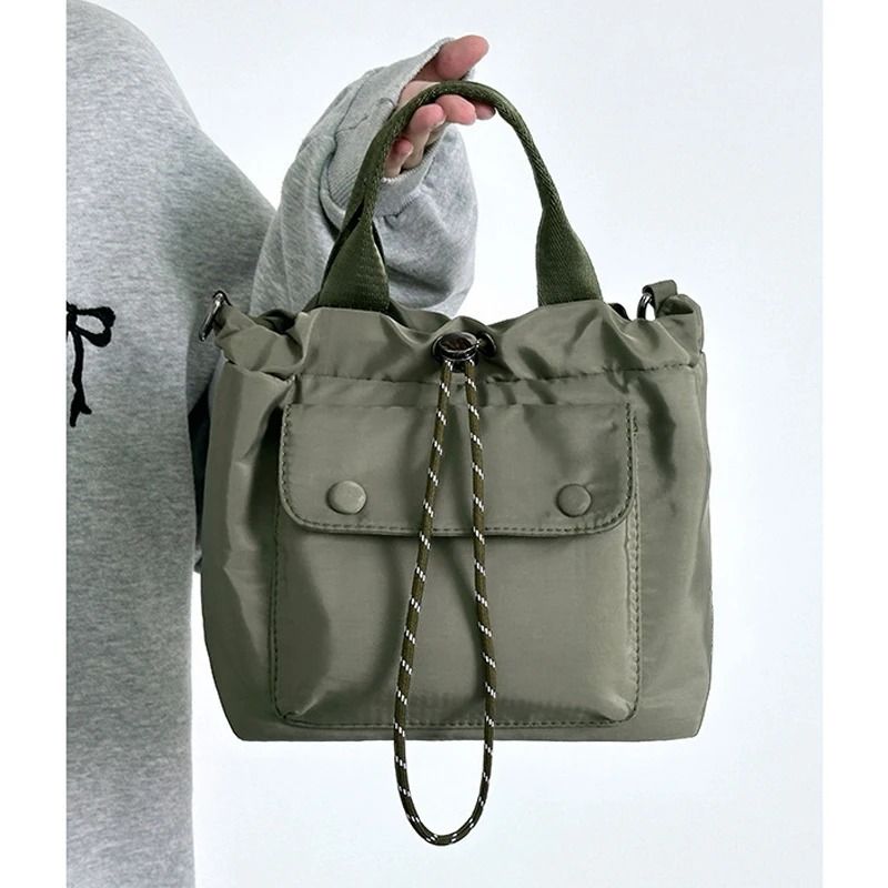 Lightweight Versatile Nylon Tote and Commuter Crossbody Bag
