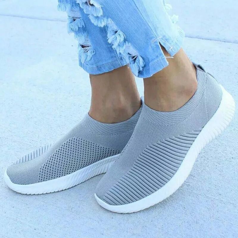 Women Slip On Sneakers Casual Lightweight Walking Shoes