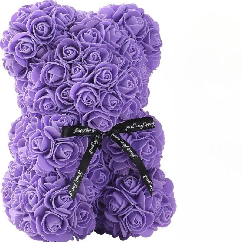 Everlasting Velvet Rose Teddy Bear