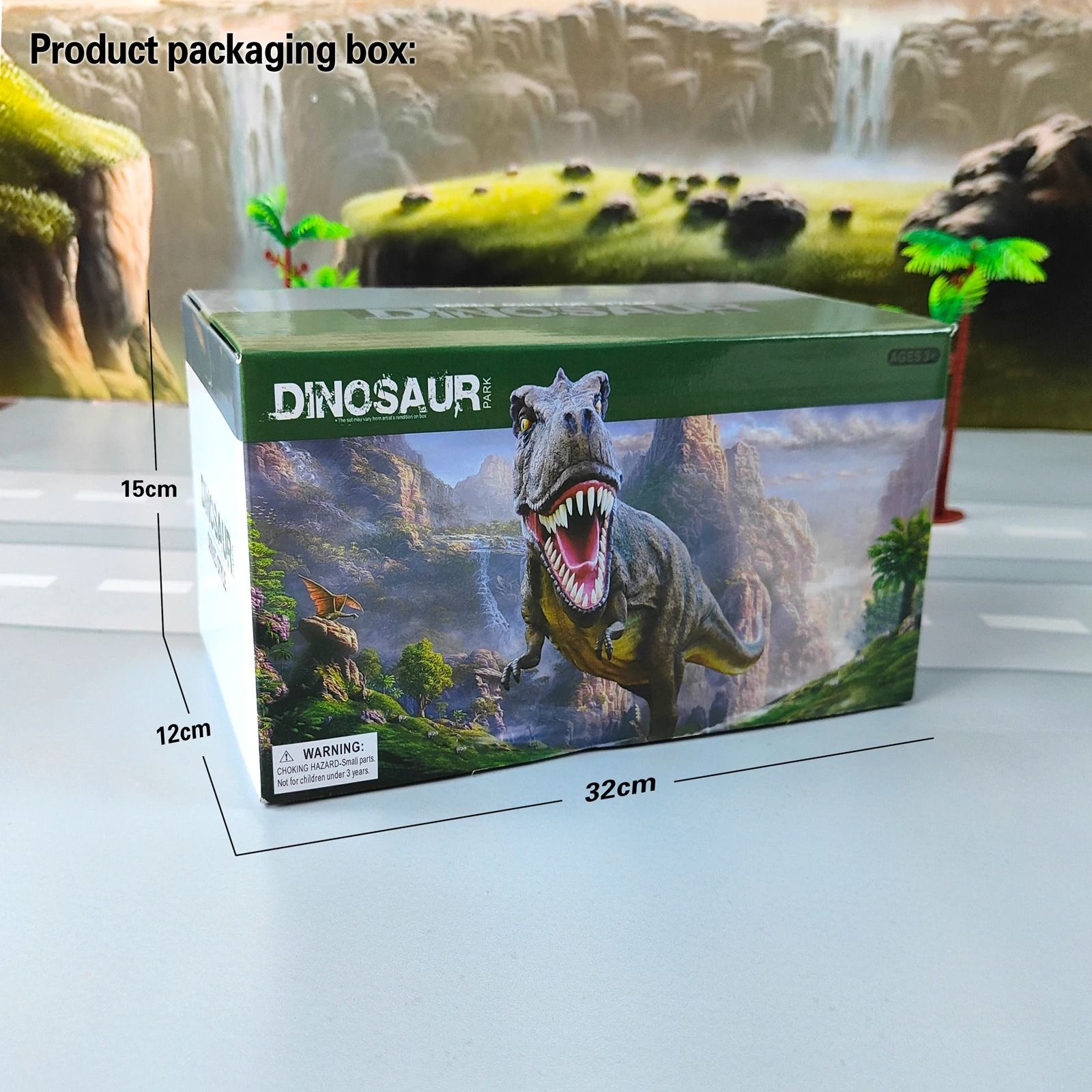 Magic Climbing Electric Dinosaur Railway Toy Set