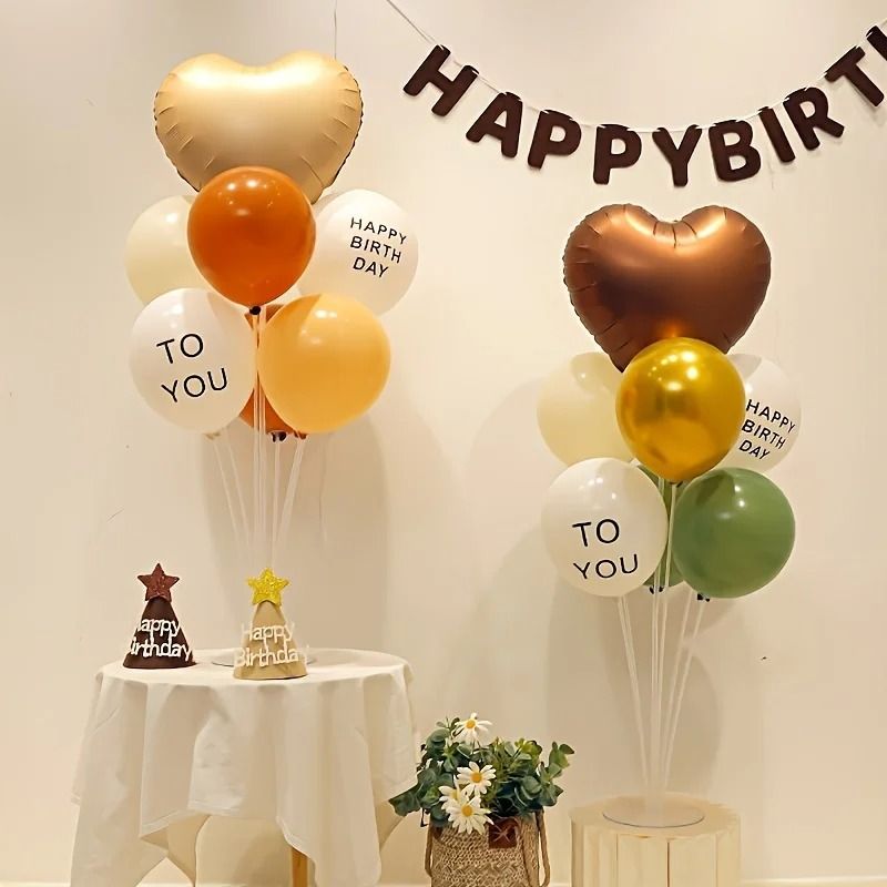 Balloon Stick Stand Table Centerpiece Holder with Base and Pole