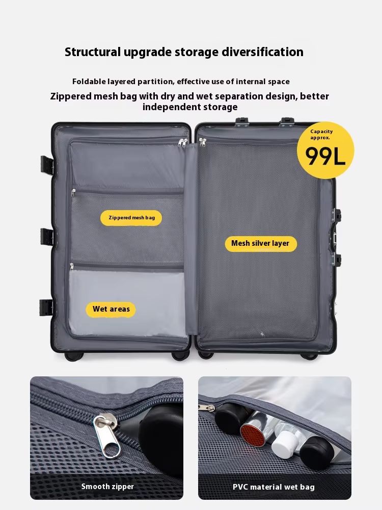 Hard Shell Carry On Suitcase Rolling Travel Luggage with Spinner Wheels 20 24 26 28 30 Inch Large Capacity Durable Lugga