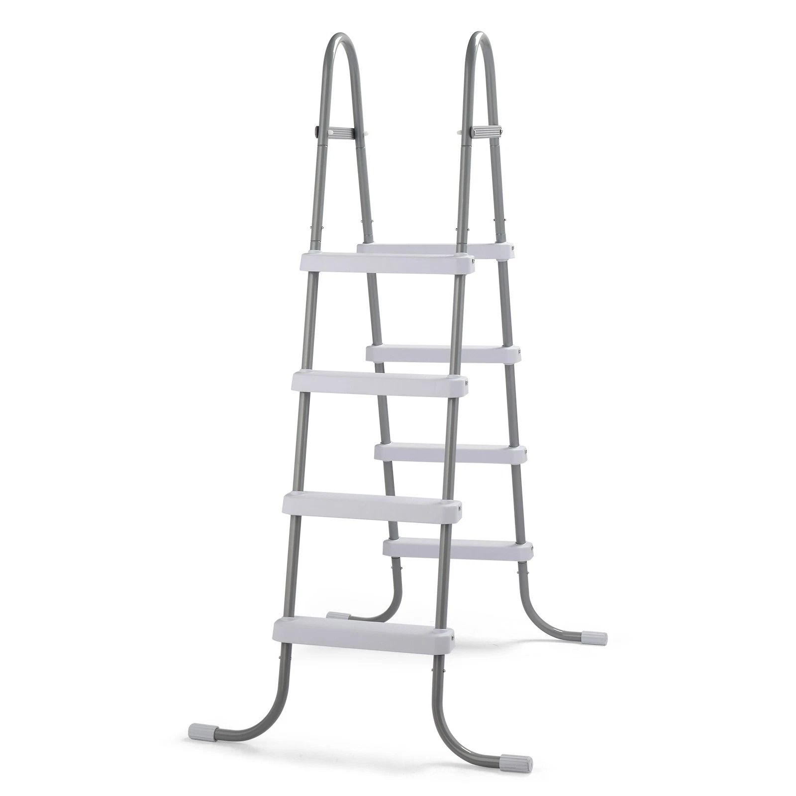 Above Ground Pool Ladder, Step Steel Frame Pool Ladder for Safe Easy Entry