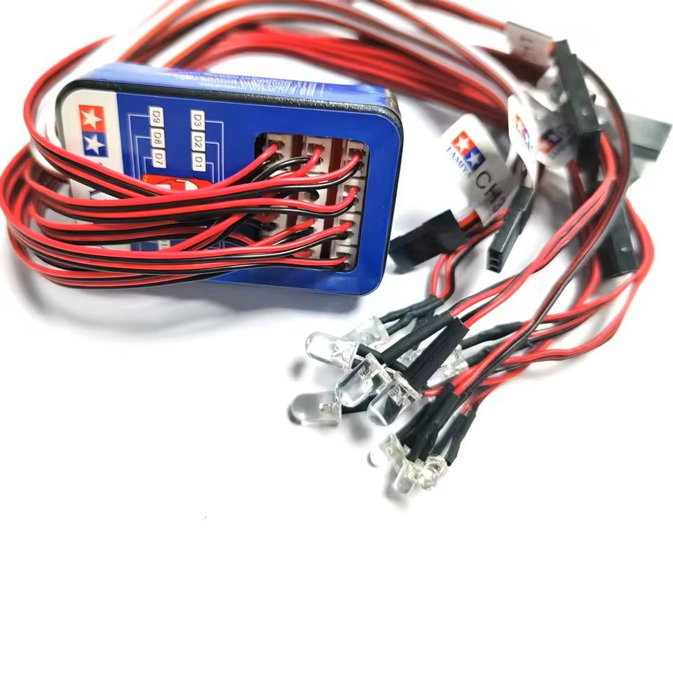 12 LED RC Car Dual Flash Light Kit – Controllable Simulation Lighting