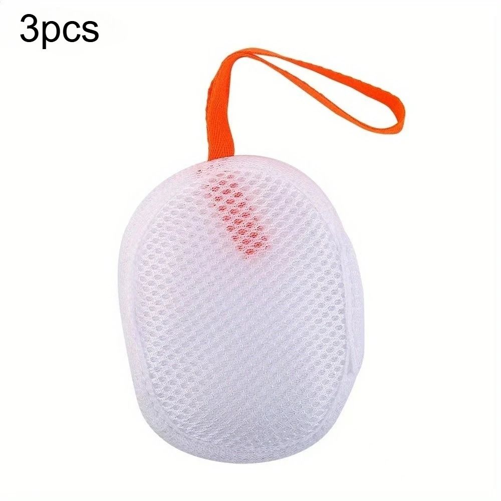 Soap Foaming Net Exfoliating Soap Saver Pouch Mesh Soap Bag with Drawstring