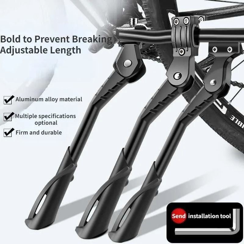 Adjustable Aluminum Alloy Bicycle Kickstand