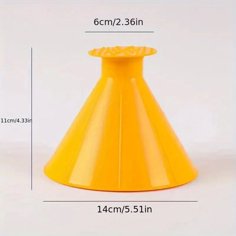 Magic Ice Scraper Funnel – Cone-Shaped Car Deicer Tool for Fast Snow and Ice Removal