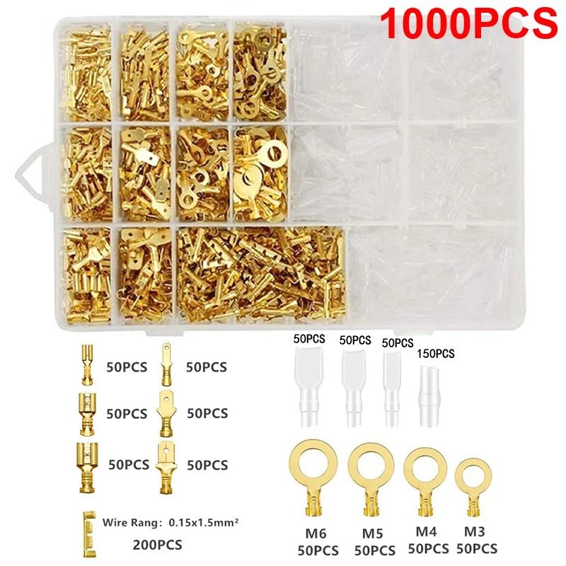 Professional Grade Insulated Spade Terminal Connection Kit
