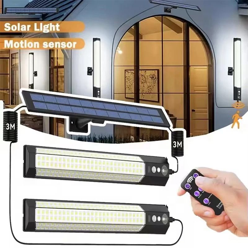 Professional Dual-Head Solar Motion Sensor Light Bar