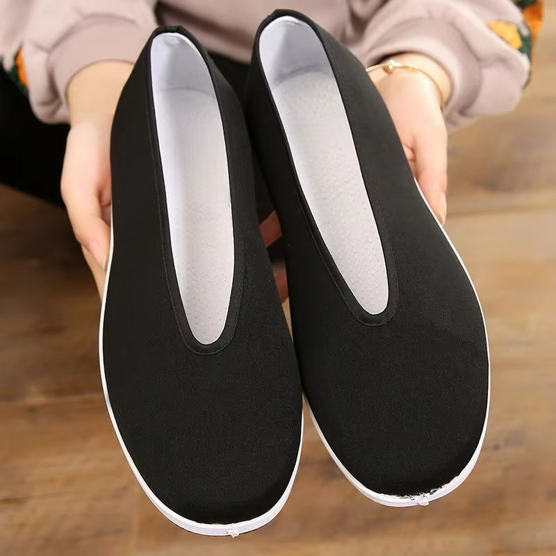 Men's Traditional Kung Fu Cotton Shoes – Breathable Martial Arts & Tai Chi Training Footwear