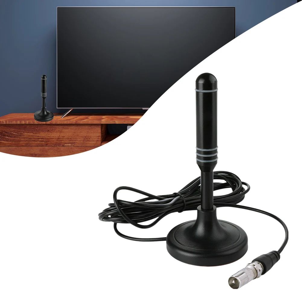 Portable Digital TV Antenna for Indoor & Outdoor Use – HD Freeview Signal Booster for Smart TVs