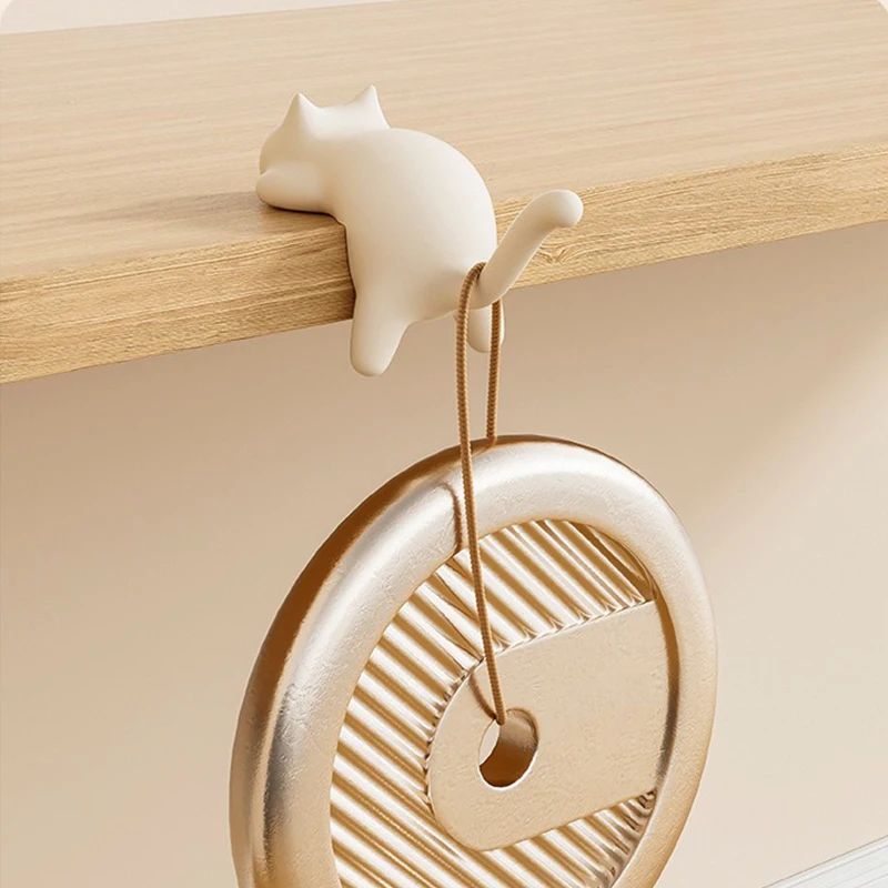 Cute Cat Table Keychain Hook Holder