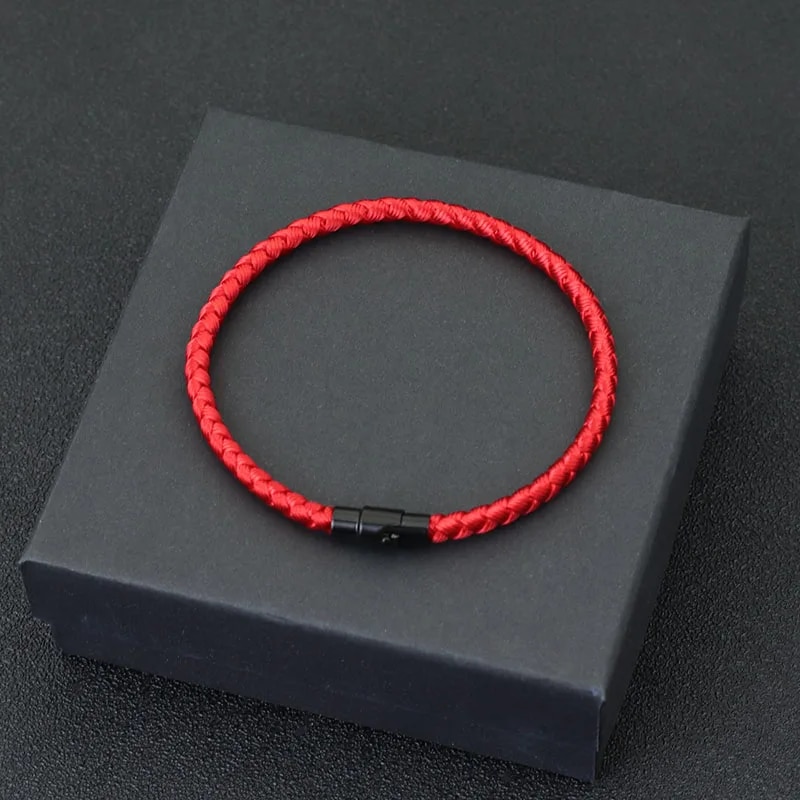 Grade A Lucky Red Thread Bracelet for Men and Women | Magnetic Couple Bracelet for Wealth and Prosperity