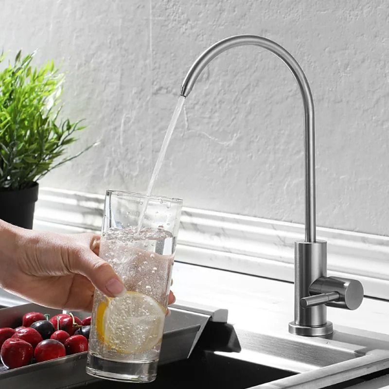 304 Stainless Steel Direct Drinking Faucet – Pure Water Dispenser High-Arch Filtration Tap