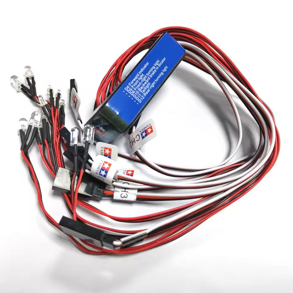 12 LED RC Car Dual Flash Light Kit – Controllable Simulation Lighting