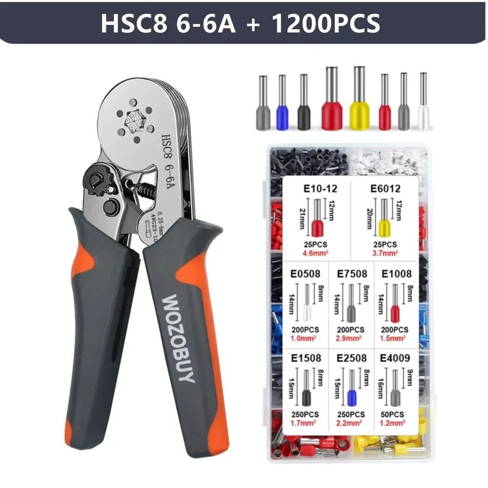 Ferrule Sleeves Terminal Crimping Tool Mini Electrical Pliers Wire Connection Repair Clamp