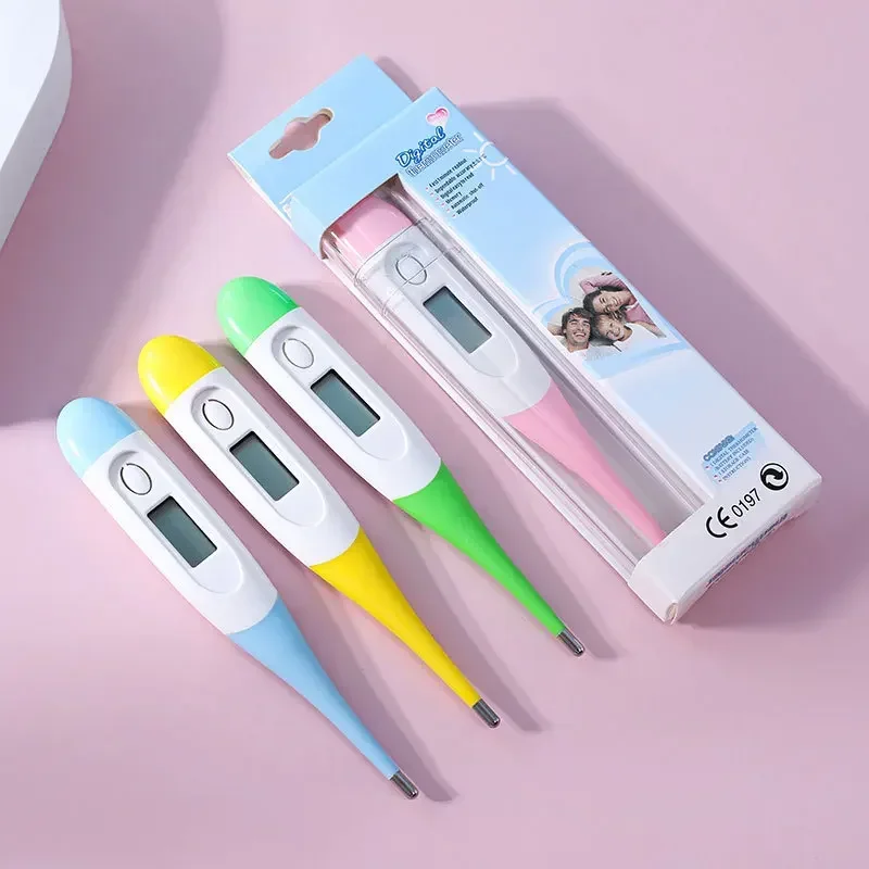Electronic Digital Thermometer with Soft Head for Baby, Adult, Oral and Armpit Temperature Measurement