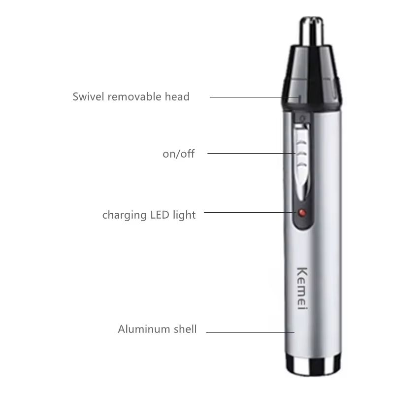 All in 1 Rechargeable Nose Ear Hair Trimmer Grooming Kit