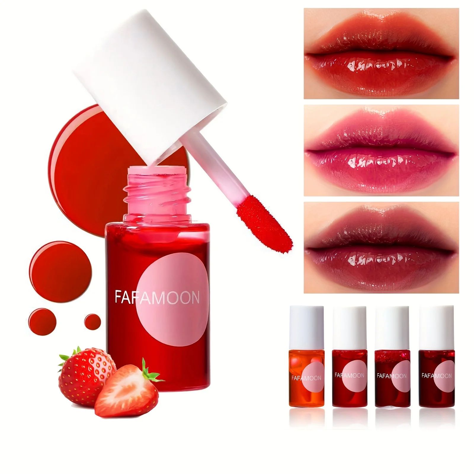 Fruity Lip Tint Water Gloss Long Lasting Hydrating Lip Tint