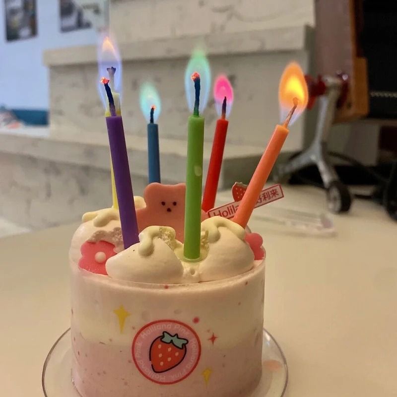 Magic Color Flame Birthday Candles Rainbow Flame Party Celebration Candles
