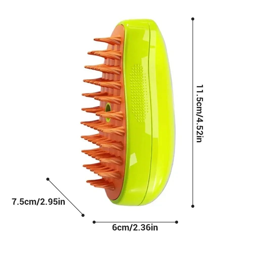 3 in 1 Electric Steam Pet Grooming Brush