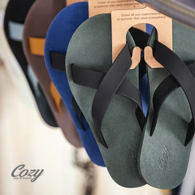 Shoreline Men's Non-Slip Beach Sandals – Comfortable Summer Flip Flops for Outdoor & Casual Wear