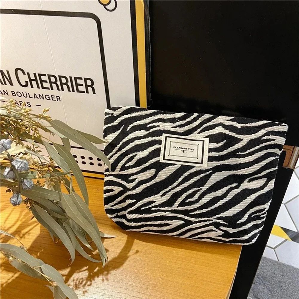 Leopard and Zebra Print Makeup Bag