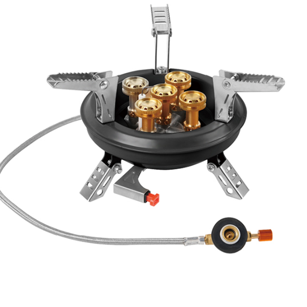 Portable Camping Gas Stove High Power Outdoor Backpacking Stove with Instant Ignition