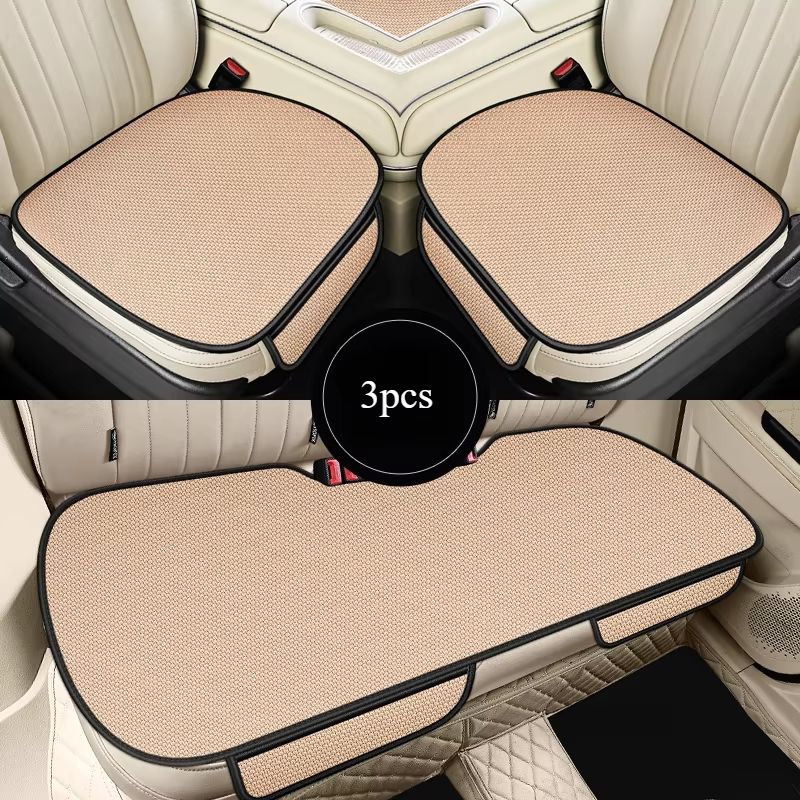 Breathable Ice Silk Car Seat Cushion Non-Slip Wear-Resistant Universal Cover