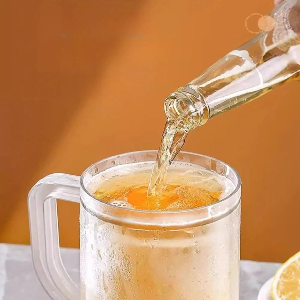 Summer Double Layer Refrigerated Ice Cup Large Capacity Beverage Mug