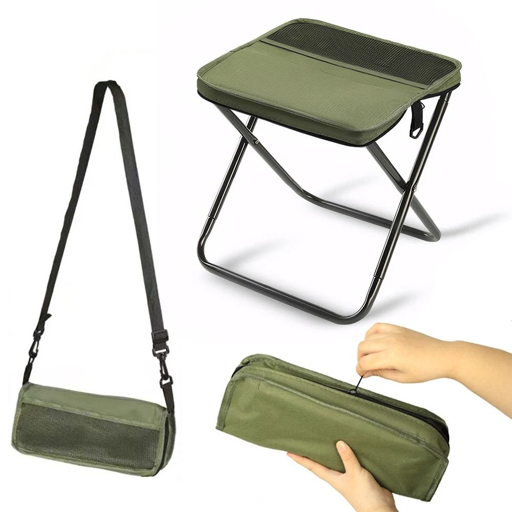 Portable Foldable Backpack Stool Outdoor Camping Seat