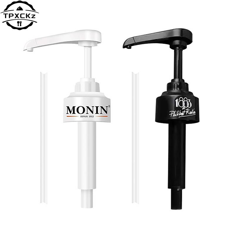 Syrup Bottle Nozzle Pump Durable Plastic Push-type Pressure Oil Sprayer for Kitchen Liquid Dispenser Bottle Head Replace