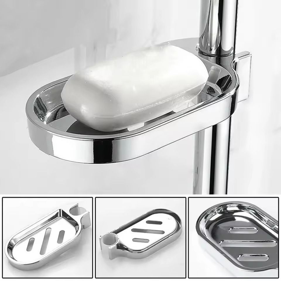 Wall Mounted Soap Dish ABS Soap Box with Hollow Bottom Drain